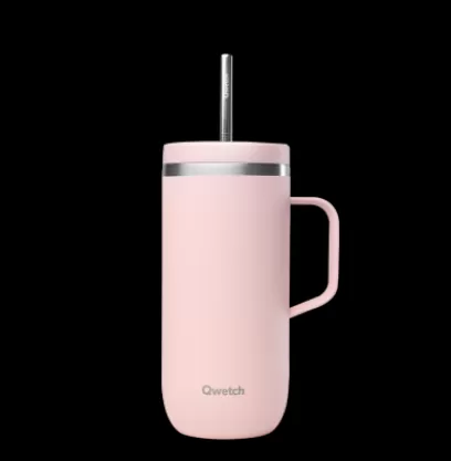 Sale Compagnie & Co Insulated Cold Cup with handle (600ml) - Pastel pink